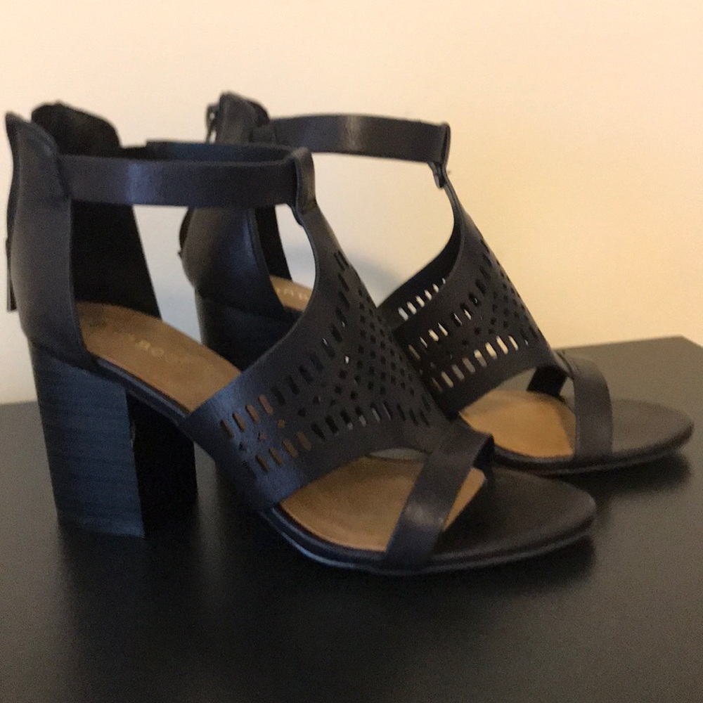 Brown High Heeled Sandals